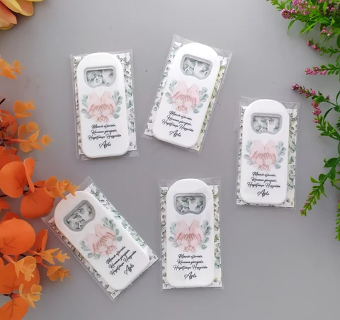 Yenidoğan Konsept 50 Çikolata 25 Yuvarlak Açacak Magnet