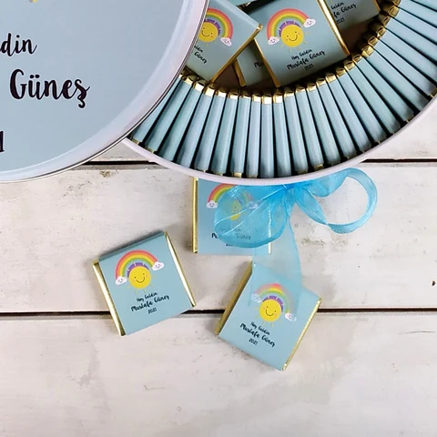 Güneş Tema Bebek Çikolatası