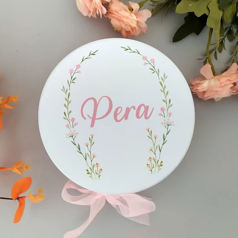 Çiçek Tema Hediyesi Bebek Çikolatası
