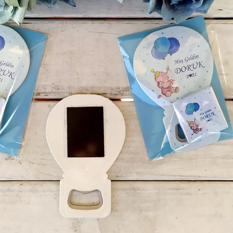 Tek Paket Açacak Magnet ve Çikolata