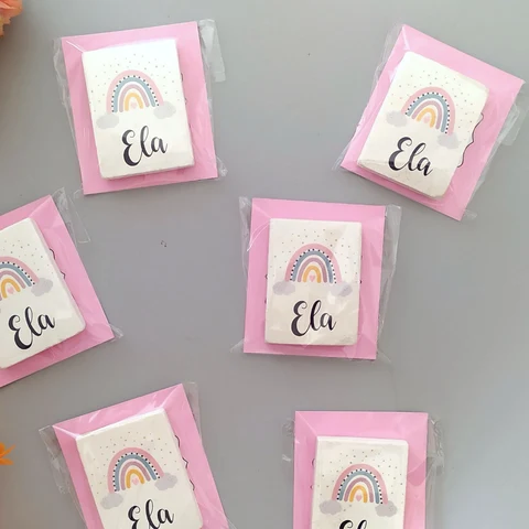 Gökkuşağı Tema Taş Magnet