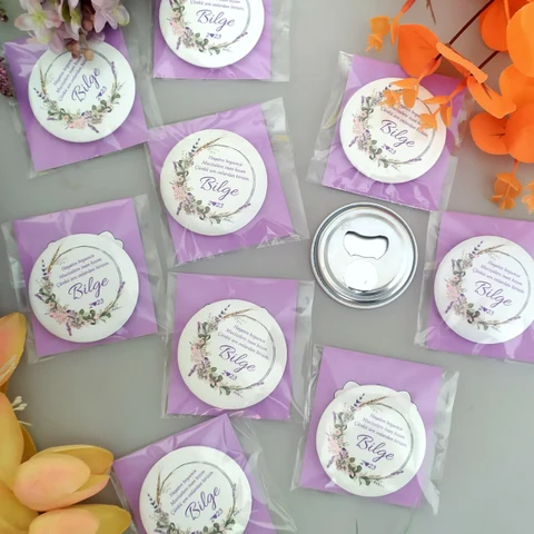 Lavanta Buton Açacak Magnet