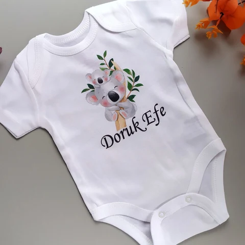 Koala Tema Doğum Bebek Zıbını (0-3 Ay)
