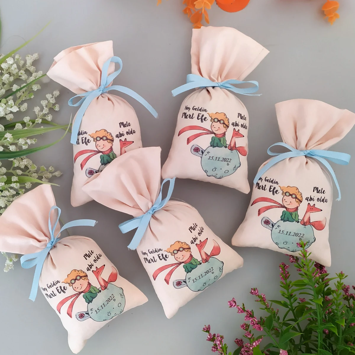 Küçük Prens Tema Erkek Bebek Lavanta Kesesi