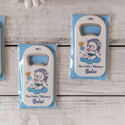 Ayıcık Tema Uzun Açacak Magnet