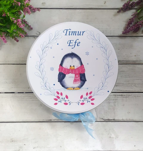 Penguen Tema Bebek Çikolatası