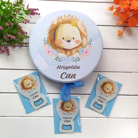 Aslan Konsept 50 Çikolata 25 Balon Açacak Magnet