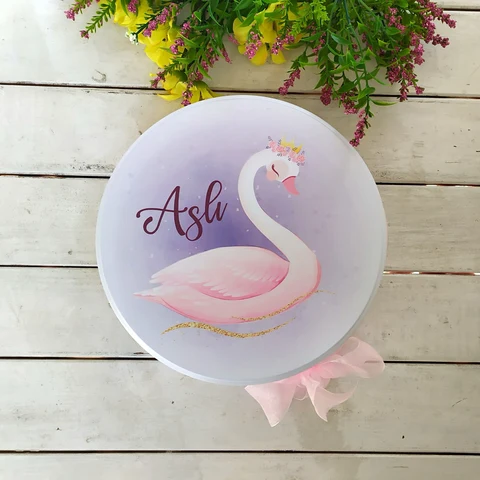 Kuğu Tema Hediye Bebek Çikolatası