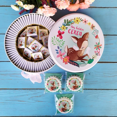 Bambi Temalı Bebek Çikolatası