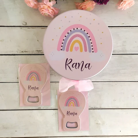 Gökkuşağı Konsept 50 Çikolata 25 Balon Magnet