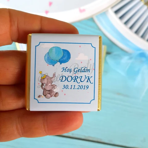 Fil Konsept 50 Çikolata 25 Yuvarlak Açacak Magnet