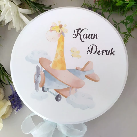 Zürafa Tema Bebek Çikolatası
