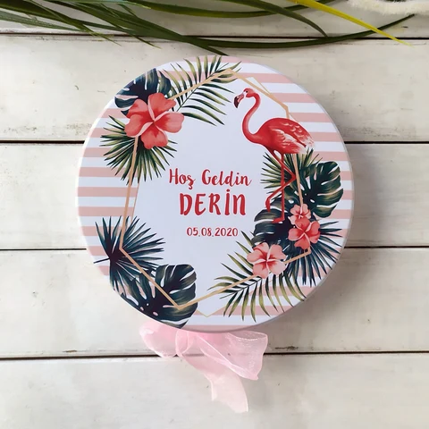 Flamingo-Konsept 50 Çikolata 25 Uzun Açacak Magnet