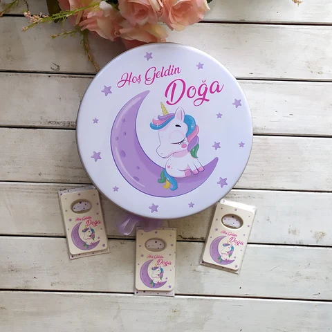 Unicorn Konsept 50 Çikolata 25 Açacak Magnet