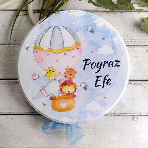 Sevimli Hayvanlar Konsept 50 Çikolata 25 Balon Açacak Magnet
