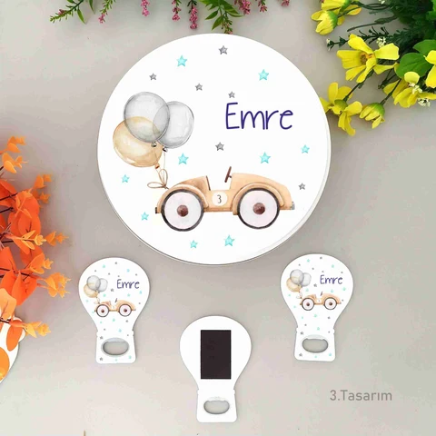 Yeni Sezon Araba Temalı 100 Bebek Çikolatası 25 Açacak Magnet