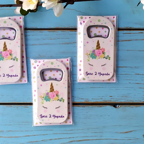 Kız Bebek Unicorn Temalı Açacak Magnet