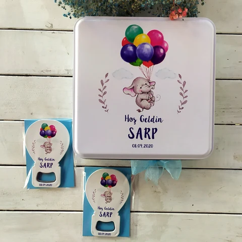 Balon Konsept 50 Çikolata 25 Balon Magnet