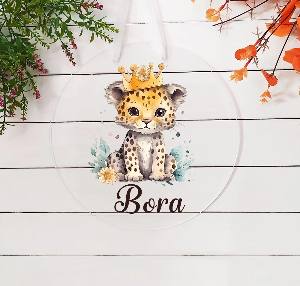 Yeni Bebek Tema Pleksi Kapı Süsü