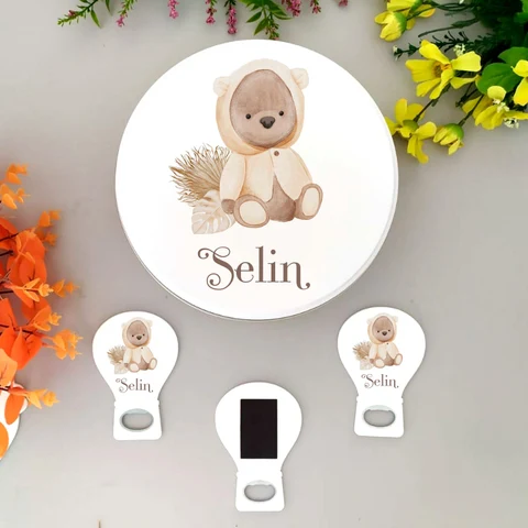 Ayıcık Konsept 50 Çikolata 25 Balon Magnet
