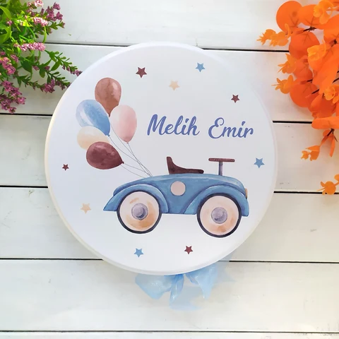 Araba Tema Bebek Çikolatası