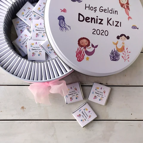 Deniz Kız Tema Bebek Çikolatası