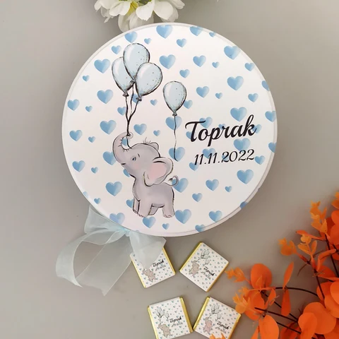 Fil Tema Bebek Çikolatası