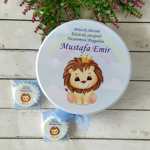 Aslan Konsept 50 Çikolata 25 Yuvarlak Açacak Magnet