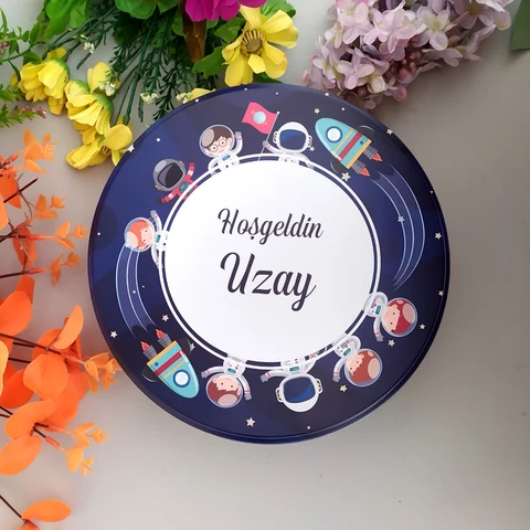 Uzay Tema Bebek Çikolatası