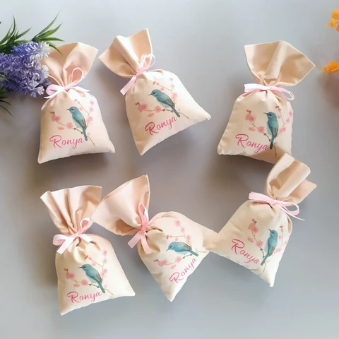 Kuş Bebek Temalı Lavanta Kesesi