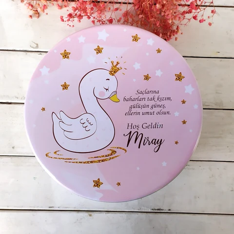 Kuğu Temalı Bebek Çikolatası