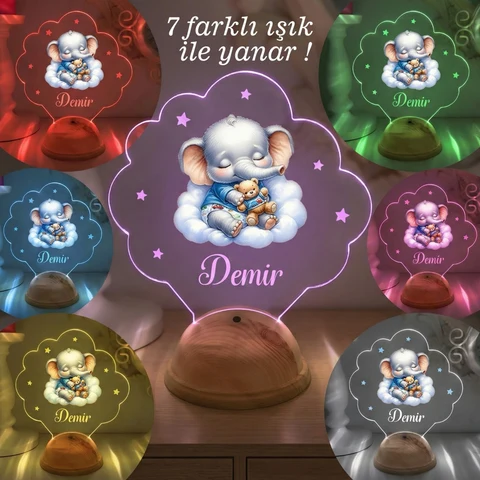 Uzay Tema Gece Lambası