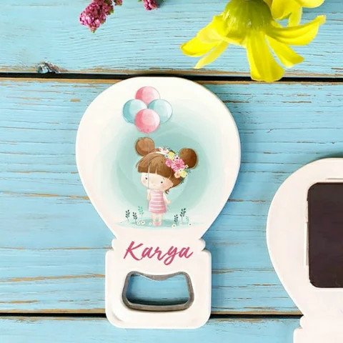 Kız Bebek Hediyelik Balon Magnet