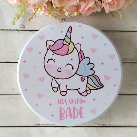 Unicorn Tema Bebek Çikolatası