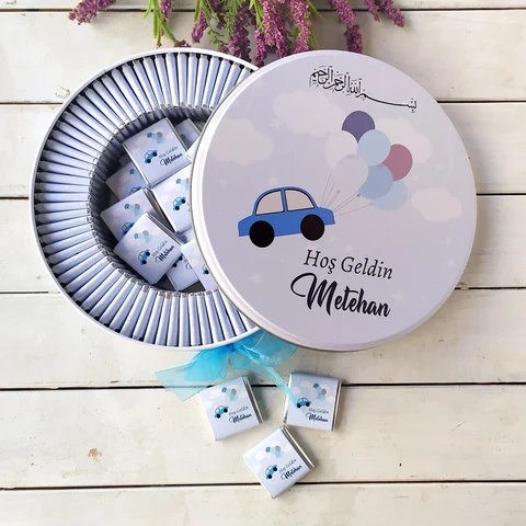 Araba Konsept 50 Çikolata 25 Balon Magnet