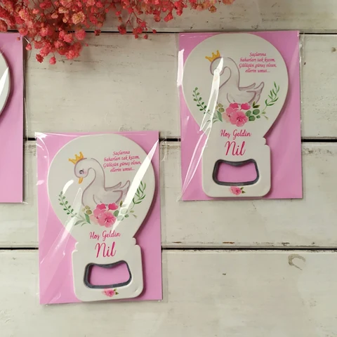 Kuğu Temalı Balon Magnet