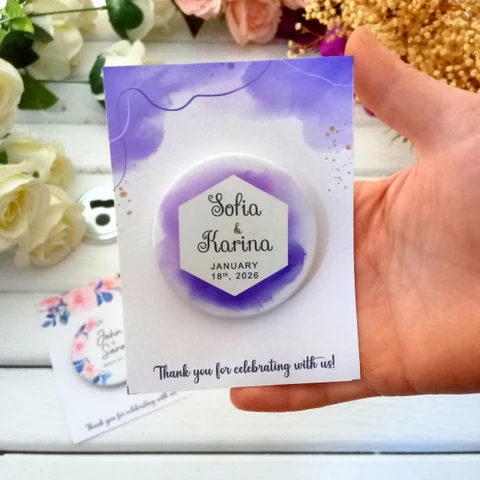 Nikah Hatırası Buton Açacak Magnet (Kopya)