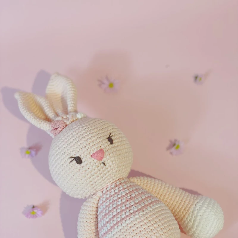 Amigurumi Tavşan, Krem